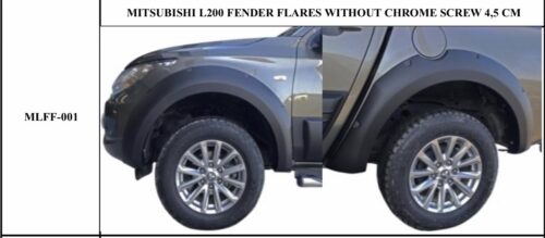 Mitsubishi L200 [15-18] lokasuojan levikkeet 4,5cm
