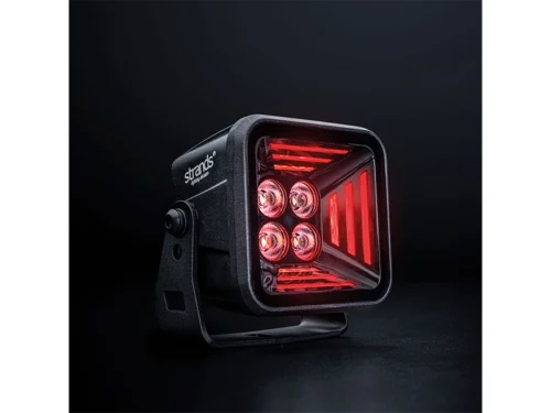 STRANDS DARK KNIGHT FORTEX LED töötuli, punane positsioonituli