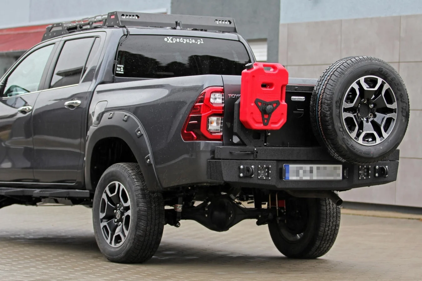 MORE 4x4 varuratta ja kanistrite kandur (gondol) tagastangedele - Pilt 2